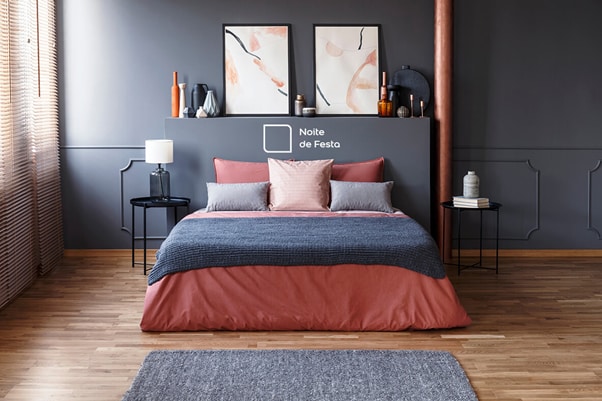 Ideias criativas para pintar sua cabeceira de cama | Coral